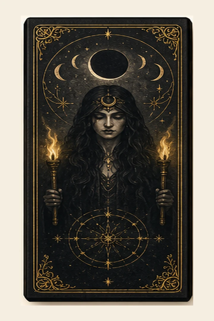 Capa do Oráculo das Sombras de Hekate